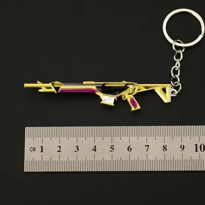 Porte-clé en argent – Skin Guardian Prime Valorant