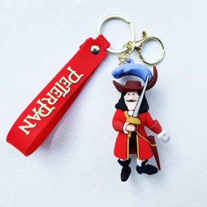 Peter Pan Silicone Keychain – 3 Models