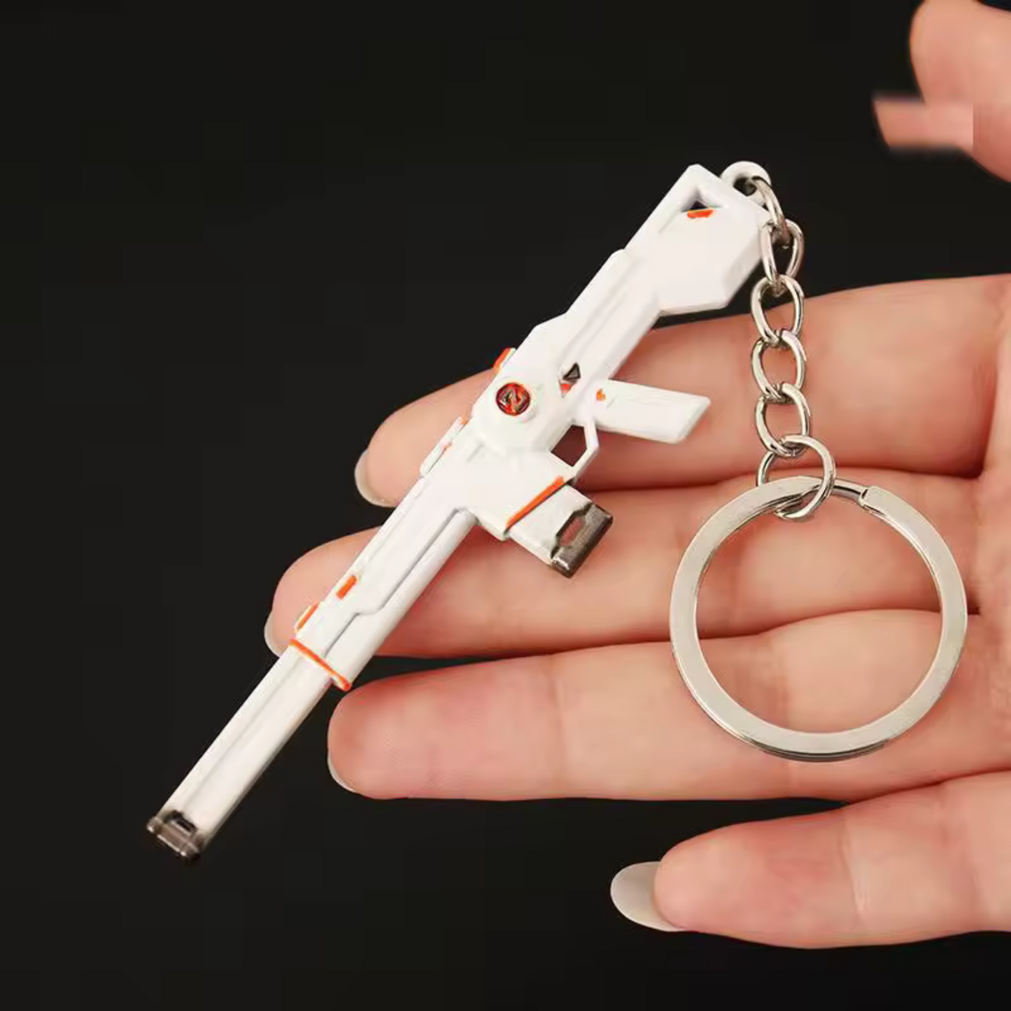 Porte-clé en argent – Skin Phantom Spectrum Valorant