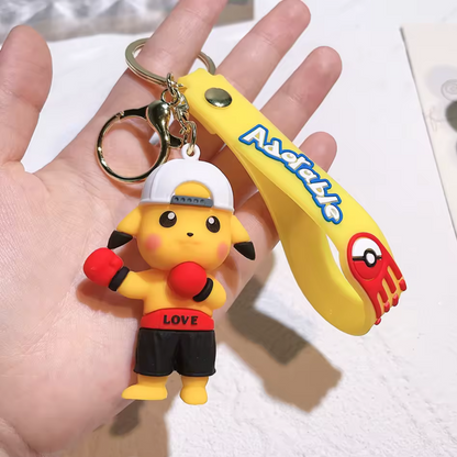 Porte-clé Pikachu Sportif – 4 modèles : Basket, Soccer & Boxe