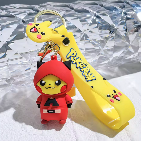 Pikachu Ninja Keychain – 3 designs available for stealthy lightning fans