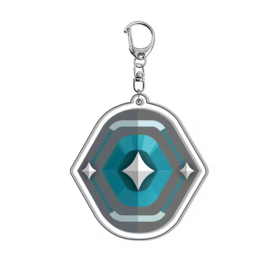 Acrylic Keychain – Valorant Platinum Rank