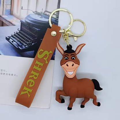 Shrek Silicone Keychain - 4 Models