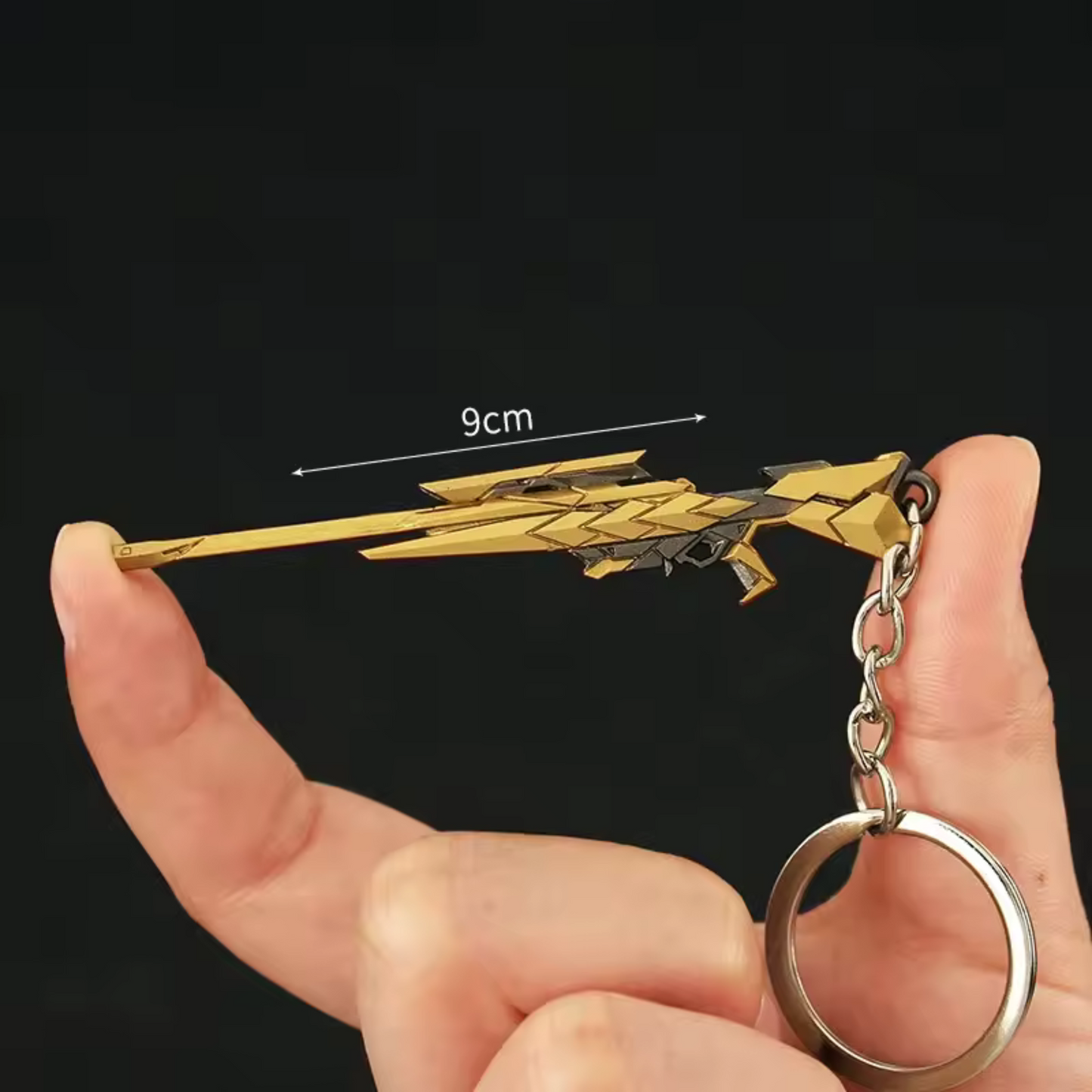 Porte-clé en argent – Skin Operator Araxys Valorant (2 modèles disponibles)