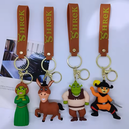 Shrek Silicone Keychain - 4 Models