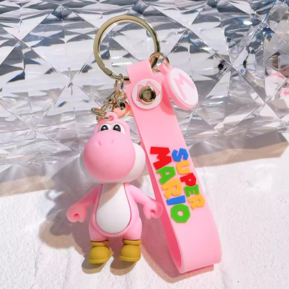 Yoshi keychain – 5 colors for maximum good humor
