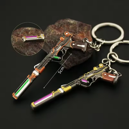 Porte-clé en argent – Skin Ghost Magepunk Valorant (2 coloris disponibles)