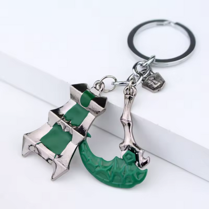 Porte-clé en argent – Thresh The Chain Warden (Lanterne et Faucille) League of Legends