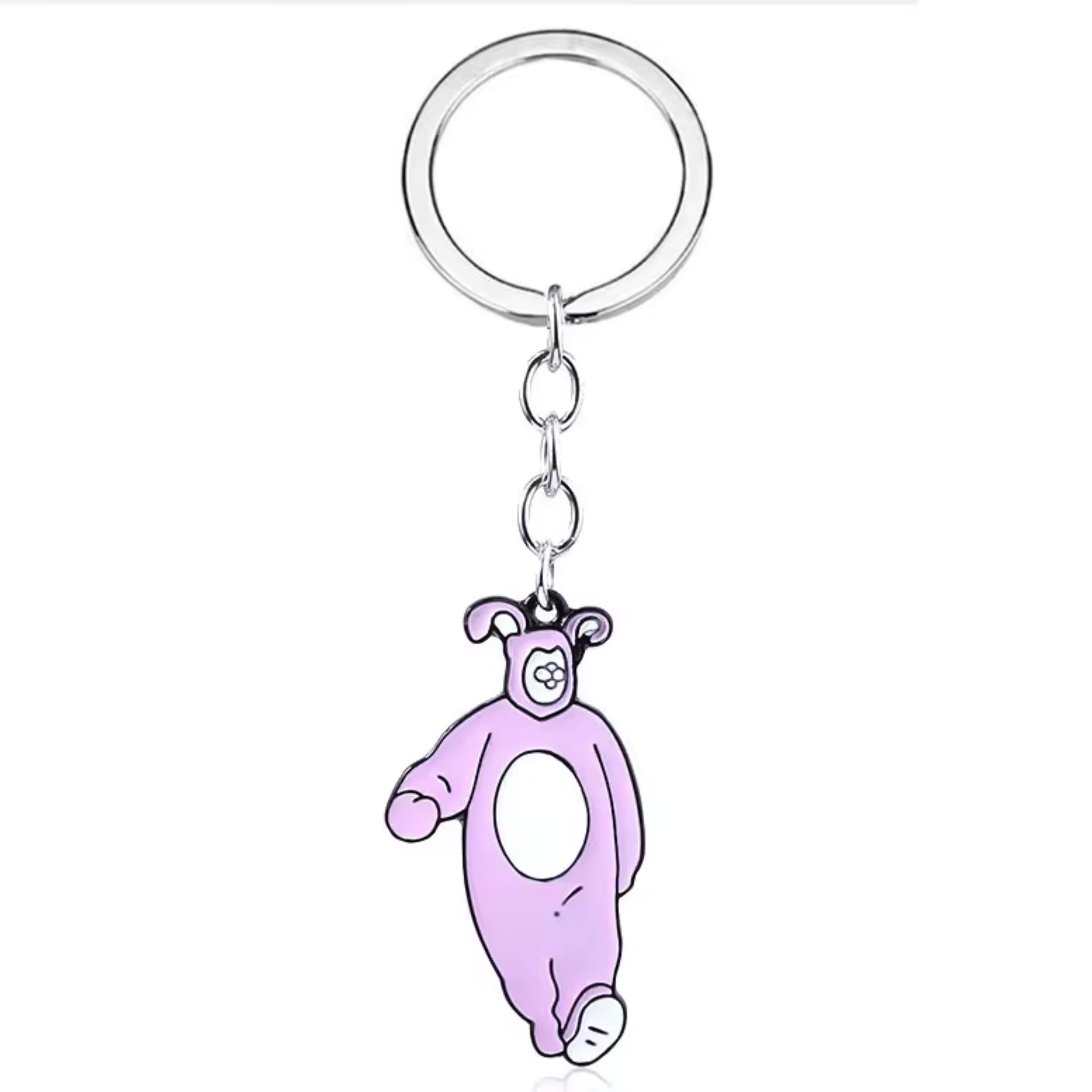 Porte-clé Chandler lapin Friends – accessoire inspiré du déguisement culte d’Halloween dans la série Friends
