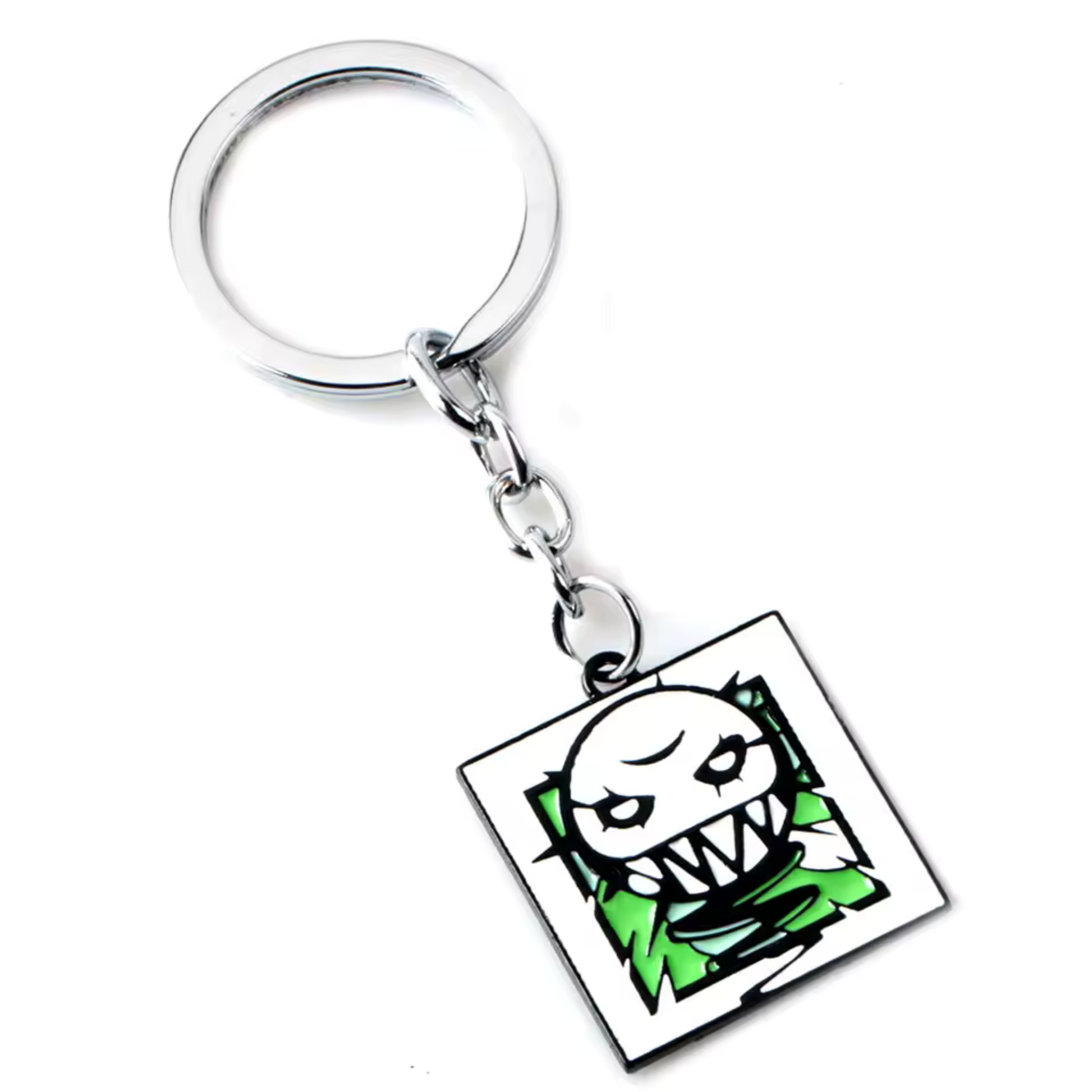 Montre ton esprit tactique avec ce porte-clé Rainbow Six Siege représentant l’icône de la redoutable Ela ! Compact, robuste et ultra stylé, il est l’accessoire parfait pour tout fan de l’opératrice et de ses mines Grzmot. Que ce soit pour ton sac, tes clés ou ton setup gaming, ce porte-clé apportera une touche de style et de stratégie à ton quotidien. Un choix explosif pour les vrais stratèges de R6S !
