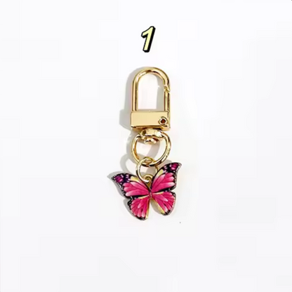 Porte-clé Papillon – 6 coloris pour faire battre des ailes