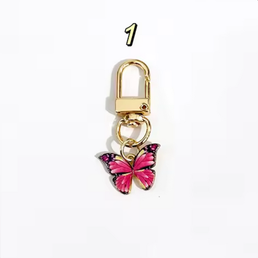 Porte-clé Papillon – 6 coloris pour faire battre des ailes