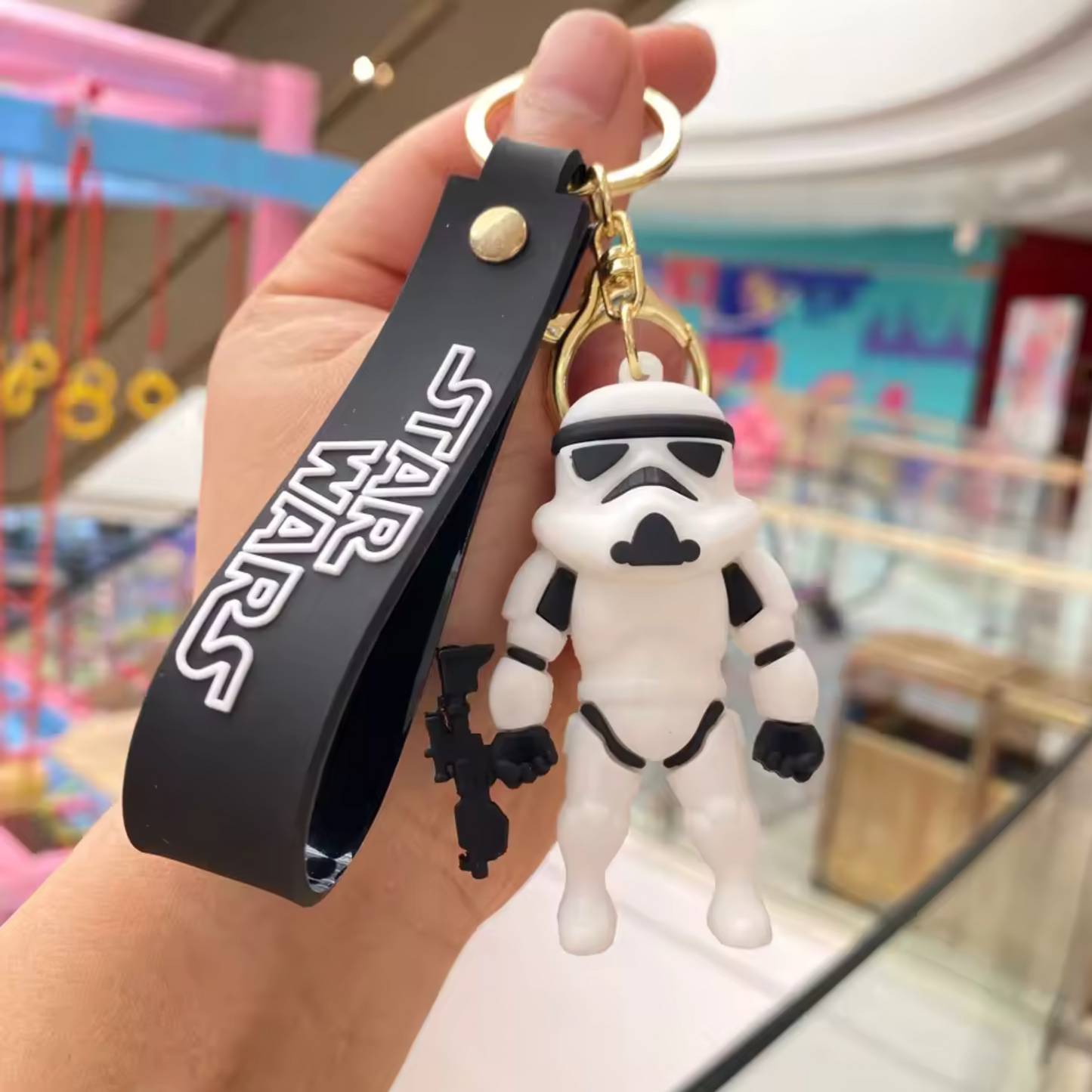 Porte-Clé Star Wars – Dark Vador, Stormtrooper, Maître Yoda, Chewbacca (4 modèles différents)