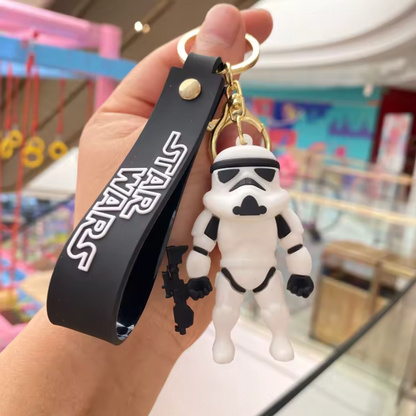 Porte-Clé Star Wars – Dark Vador, Stormtrooper, Maître Yoda, Chewbacca (4 modèles différents)