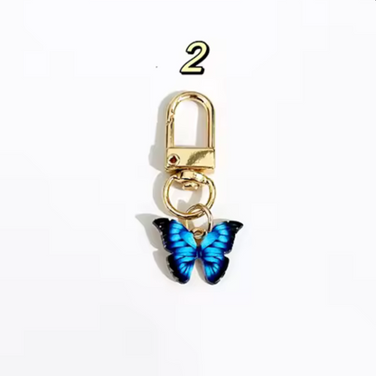 Porte-clé Papillon – 6 coloris pour faire battre des ailes