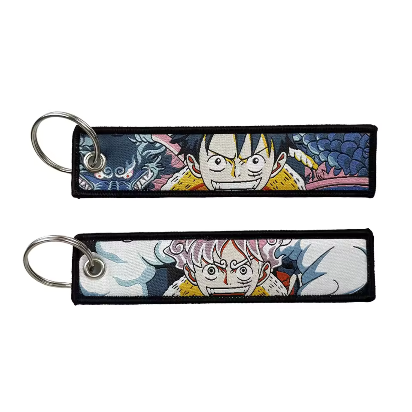 One Piece Long Keychain – Monkey D. Luffy in Dark Mode