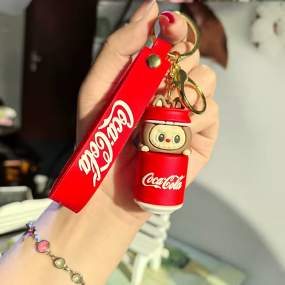 Porte-Clé Labubu X Coca-Cola – Pétillant de Style | 4 Modèles