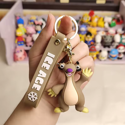 Porte-Clé L’Âge de Glace – Sid, Diego, Scrat et Manny
