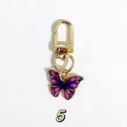 Porte-clé Papillon – 6 coloris pour faire battre des ailes