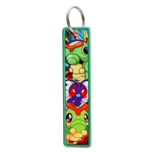 Long Pokémon Caterpillar and Butterflies Keychain – Your Style Makeover