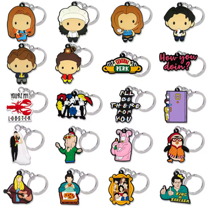 Friends Rubber Keychains – 21 Designs