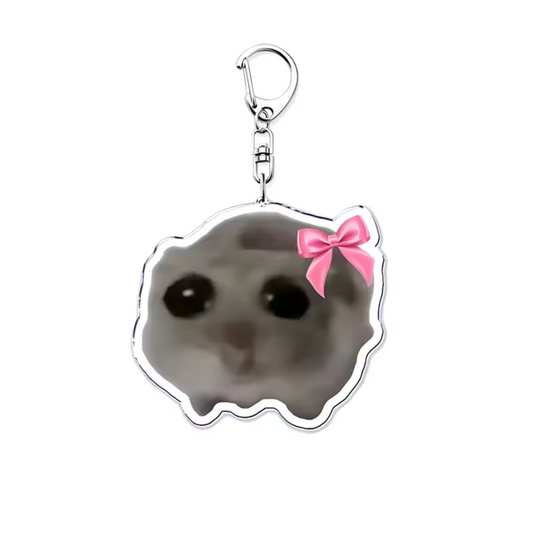Hamster-Schlüsselanhänger – „Ich bin nur ein Mädchen“ (8 bezaubernde Designs)