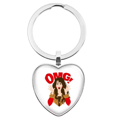Porte-clé cœur – Collection Friends (15 modèles disponibles)