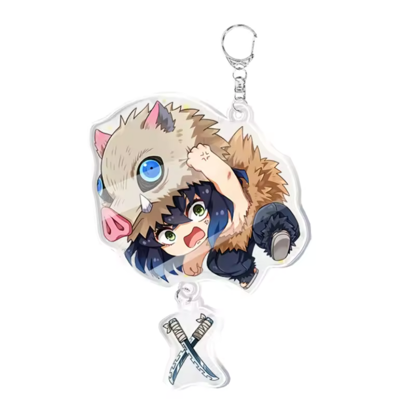 Porte-clé Demon Slayer en Acrylique – 16 Modèles Disponibles