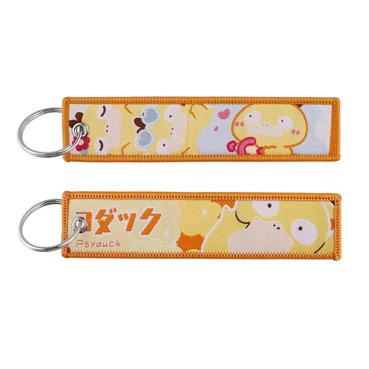 Long Pokémon Psyduck Keychain – One Head and Go!