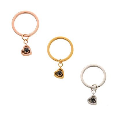 Personalized Photo Projection Keychain (3 colors available)