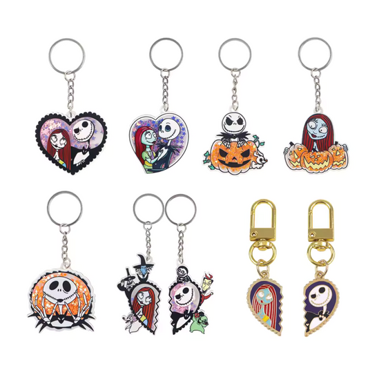 Porte-clé L’Étrange Noël de Monsieur Jack – 7 modèles pour une touche spooky-chic