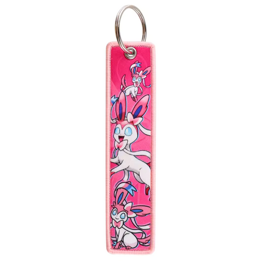 Long Pokémon Sylveon Keychain – The enchanted sweetness of your style