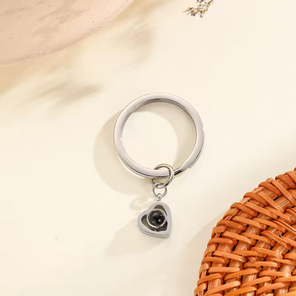 Personalized Photo Projection Keychain (3 colors available)