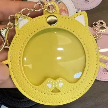 Cat Head Photo Holder Keychain – 6 models available