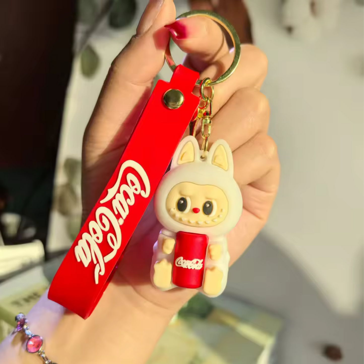Porte-Clé Labubu X Coca-Cola – Pétillant de Style | 4 Modèles