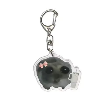 Hamster-Schlüsselanhänger – „Ich bin nur ein Mädchen“ (8 bezaubernde Designs)