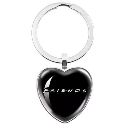 Porte-clé cœur – Collection Friends (15 modèles disponibles)