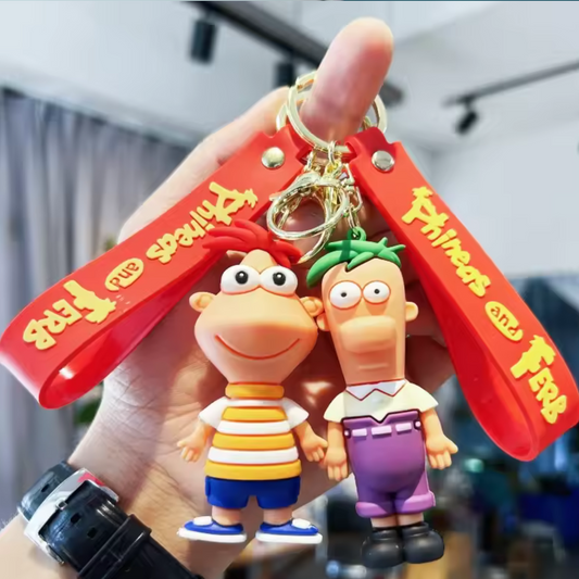 Porte-clé Phinéas et Ferb (4 modèles différents) – L'été n'a jamais été aussi fun