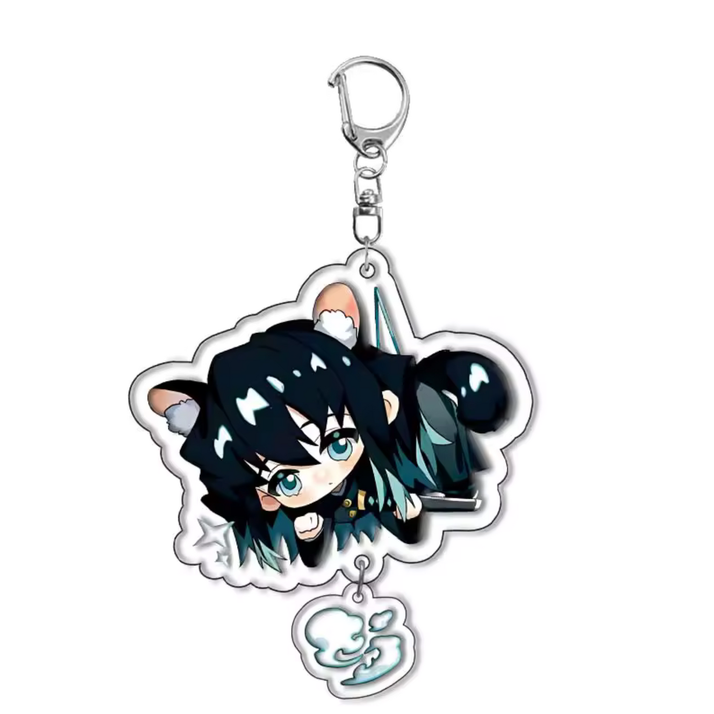 Porte-clé Demon Slayer en Acrylique – 16 Modèles Disponibles