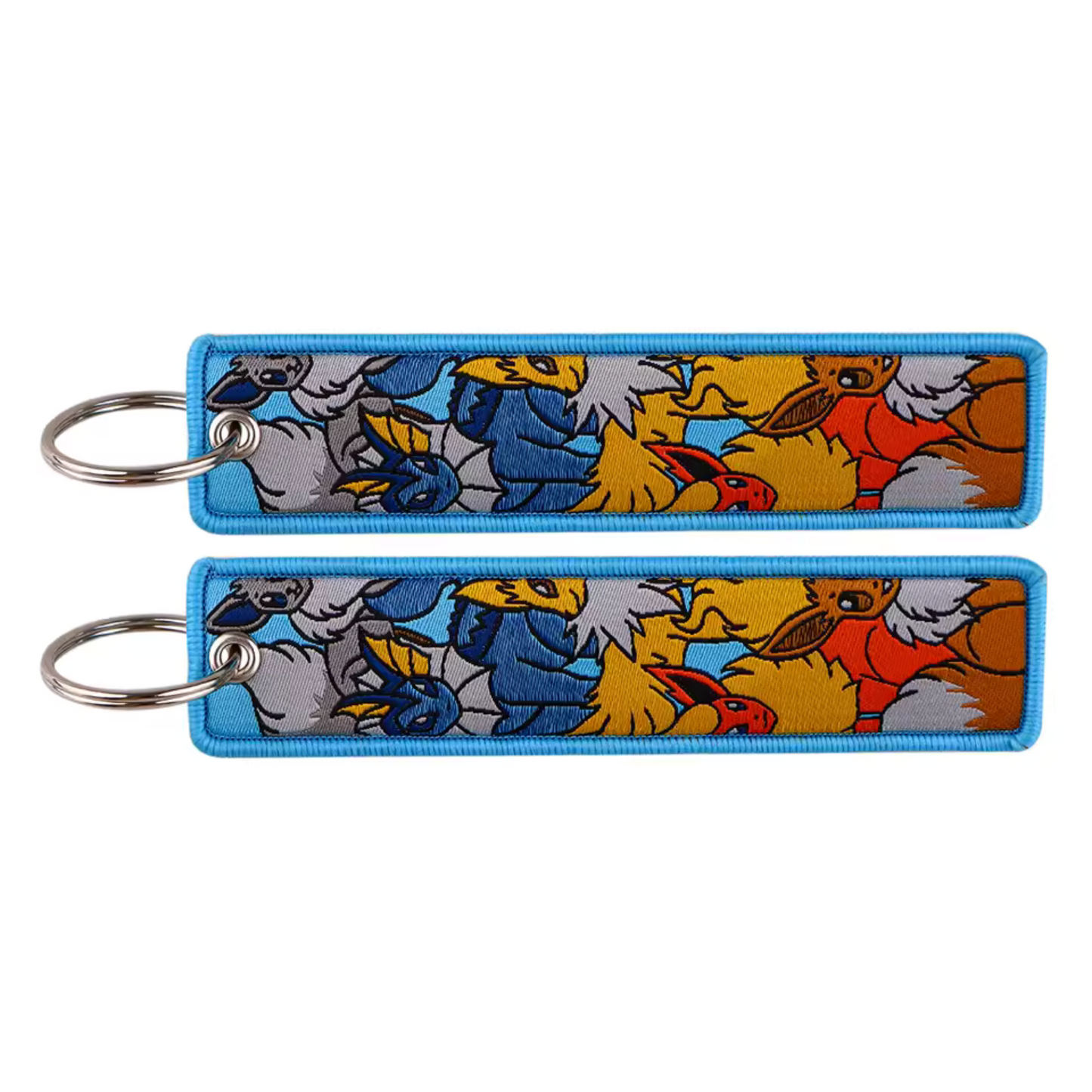 Long Pokémon Eevee and its Evolutions Keychain – Infinite styles for your keychain