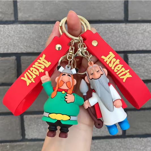 Porte-clé Astérix et Obélix (5 modèles différents) – L’irrésistible duo gaulois