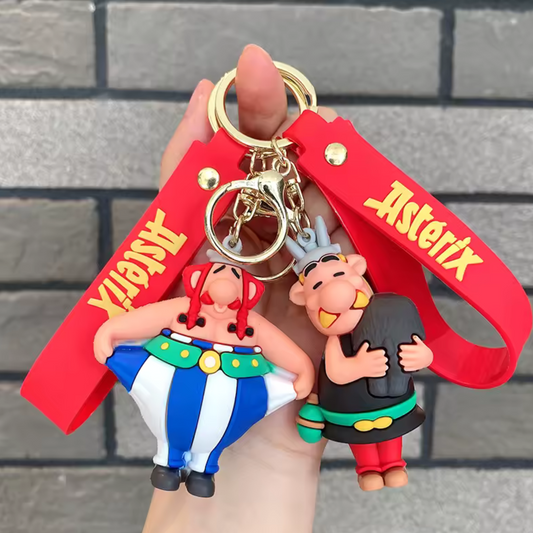 Porte-clé Astérix et Obélix (5 modèles différents) – L’irrésistible duo gaulois