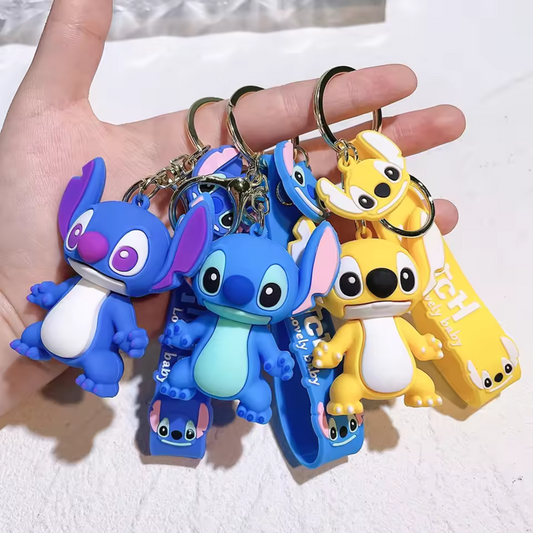Stitch Keychain – 100% Mischief and Fun Colors | 3 Models Available