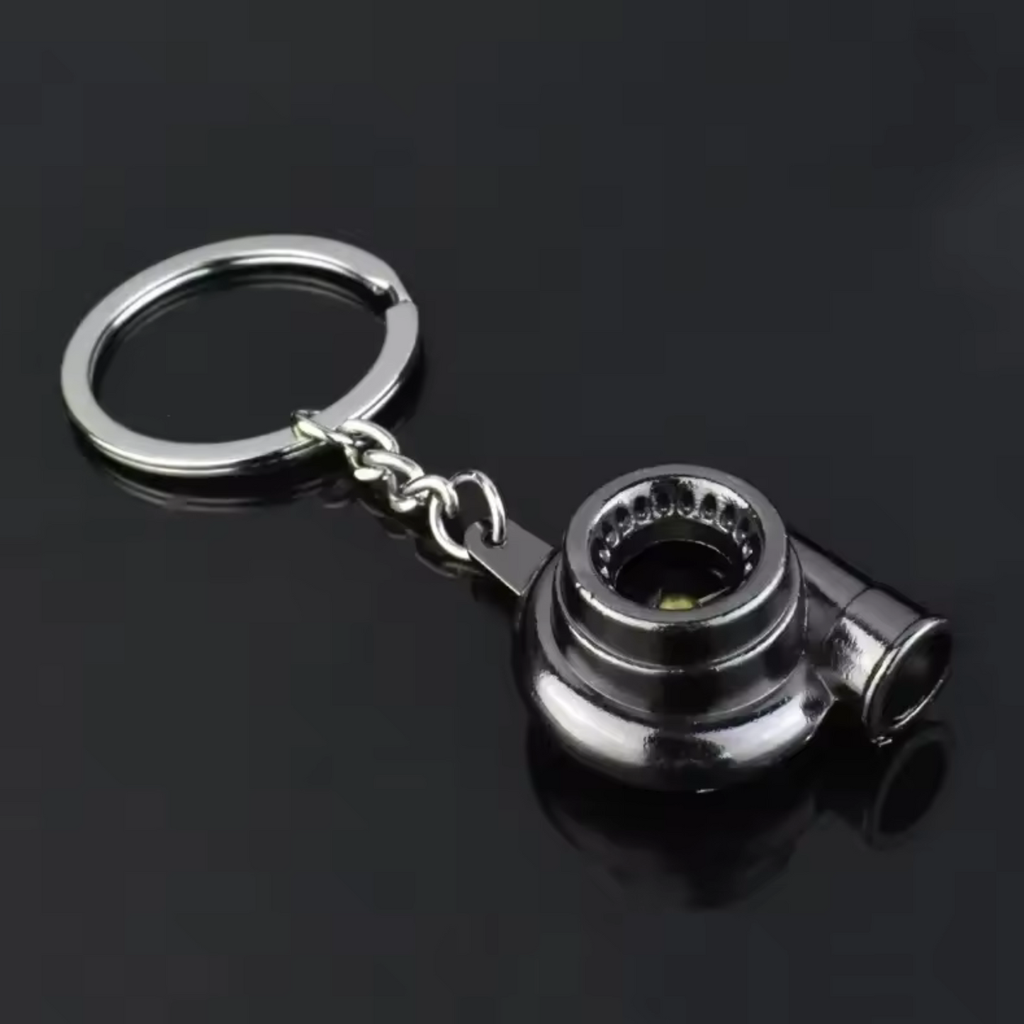 Porte-clé Mini Turbo Compresseur – 6 coloris au choix pour un style explosif