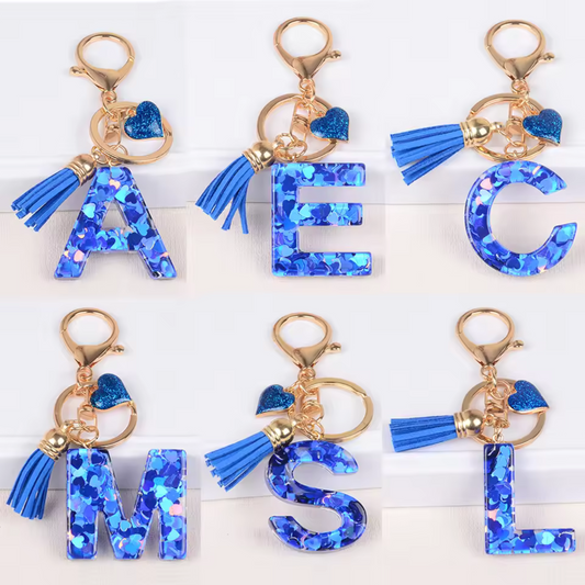 Alphabet Keychain – Stylish Letters (5 colors available)