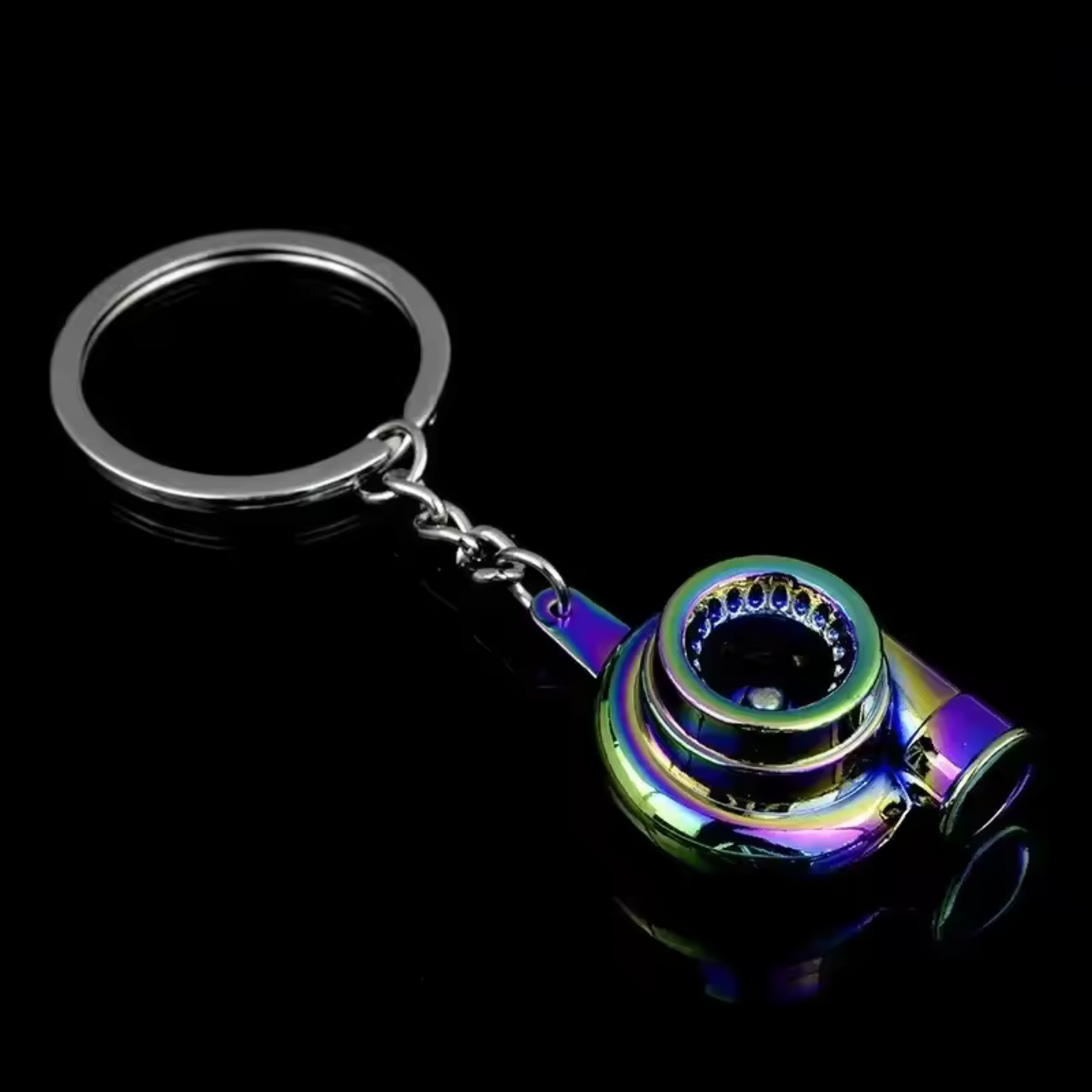 Porte-clé Mini Turbo Compresseur – 6 coloris au choix pour un style explosif