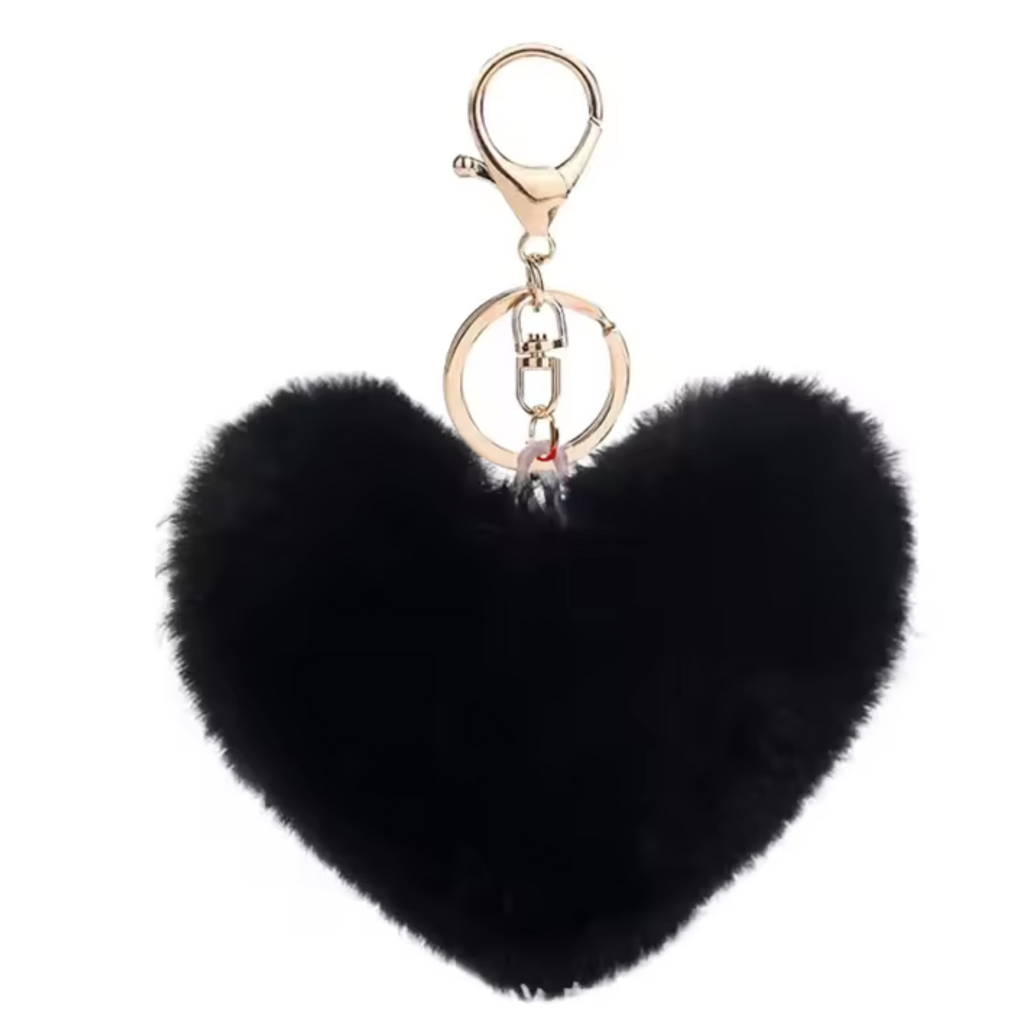 Porte-clé Pompon Cœur – 20 coloris tout doux à collectionner