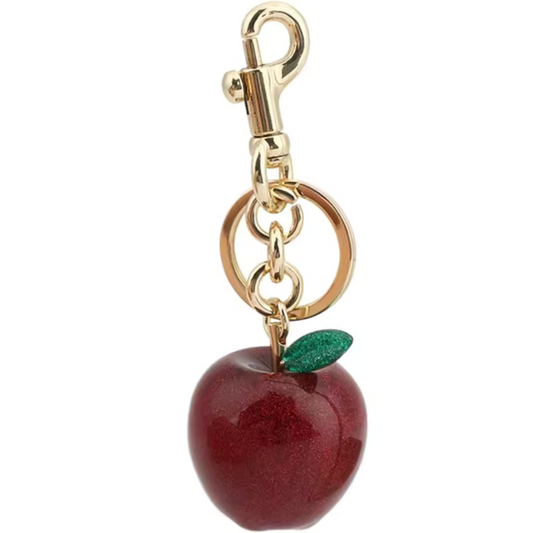 Red Apple Keychain