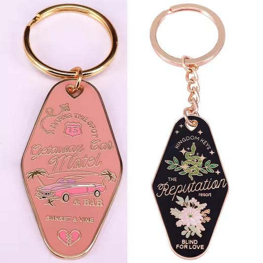 Keychains – "Getaway Car Motel" &amp; "Reputation"