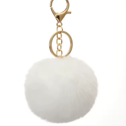 Porte-clé Pompon – 15 coloris pour une touche fluffy au quotidien